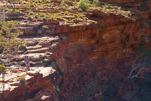 Looking across Kings canyon Northern Territory Australia