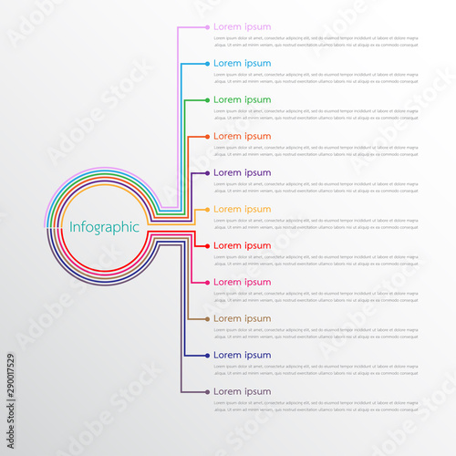 Vector infographic templates used for detailed reports. All 11 topics.