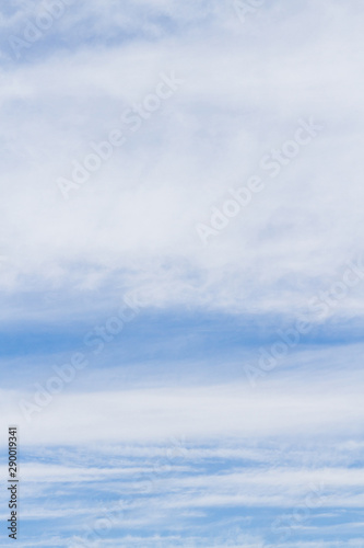 Fototapeta Naklejka Na Ścianę i Meble -  White fluffy clouds in the blue sky in summer