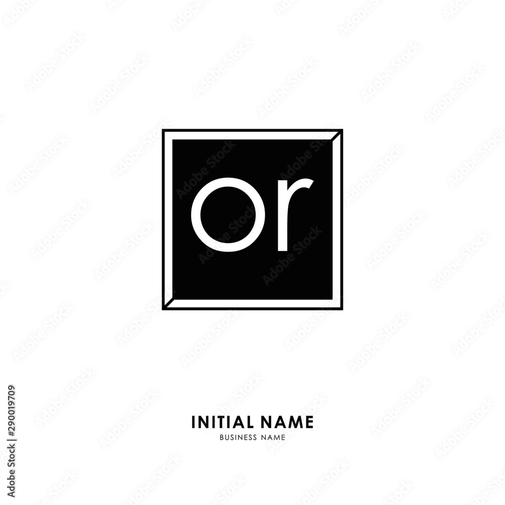 O R OR Initial logo letter with minimalist concept. Vector with scandinavian style logo. O R OR Initial logo letter with minimalist concept. Vector with scandinavian style logo.