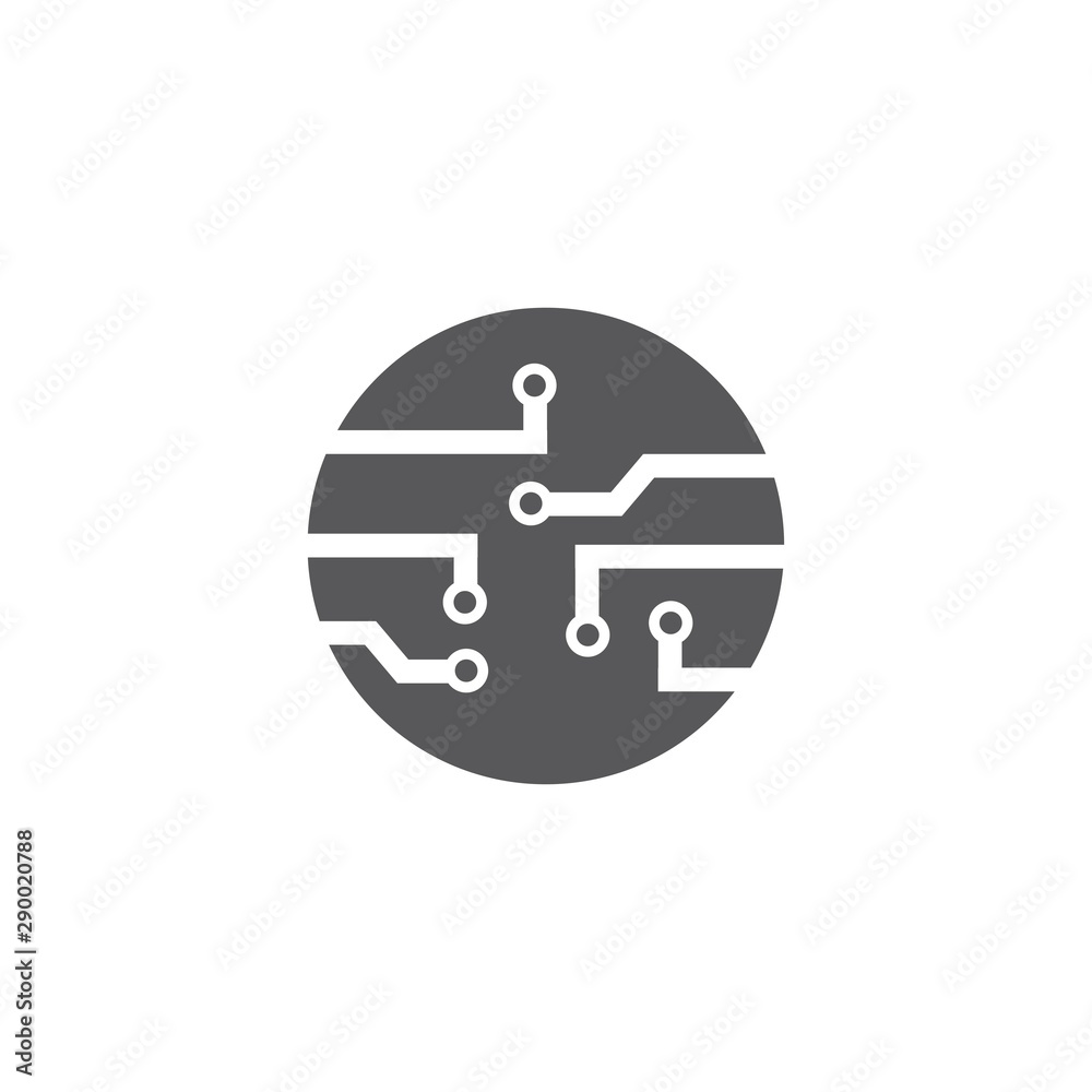 Vector Logo Technology concept illustration design Vector Logo Technology concept illustration design