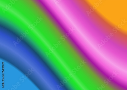 Colorful abstract bakground with happy colors with spectra of blue, green pink and orange.