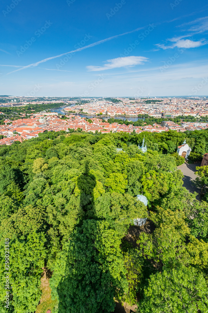 Skyline of Prague, capital of the Czech Republic.