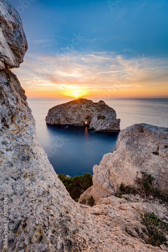 Foradada Island in Sardinia, Italy.