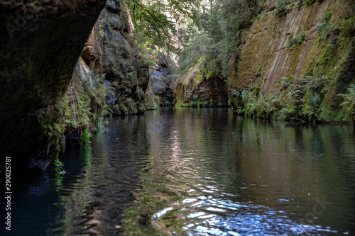 S  chsische Schweiz 2019 Wandern Herbst Tschechien Klamm Wasser Fluss