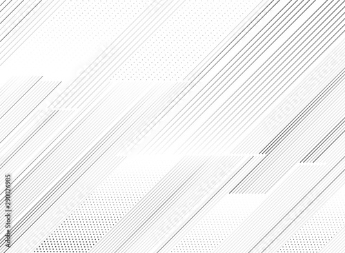 Abstract trendy black line pattern design of decoration background. illustration vector eps10