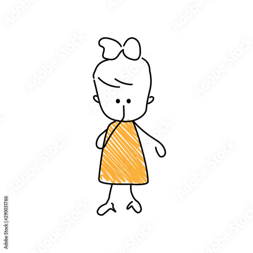 Character with quiet emoji