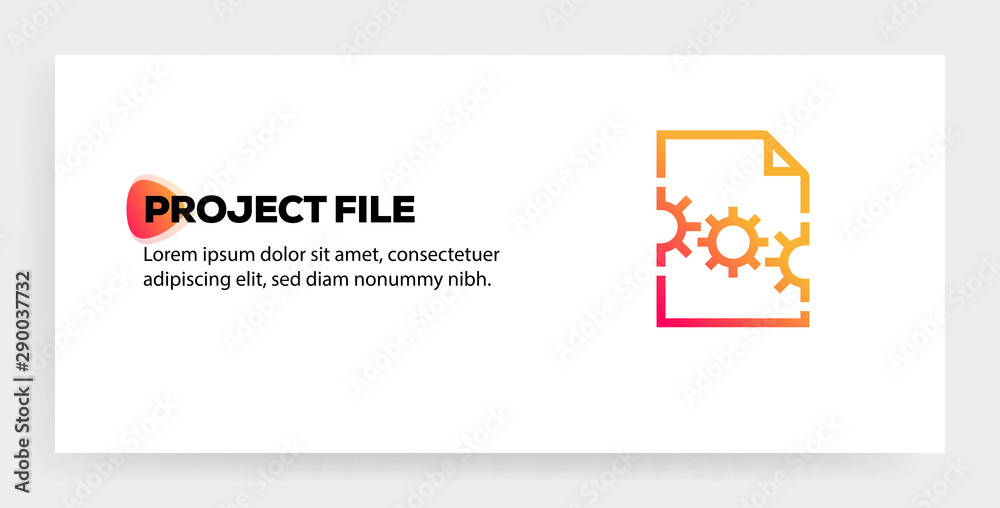 PROJECT FILE ICON CONCEPT PROJECT FILE ICON CONCEPT