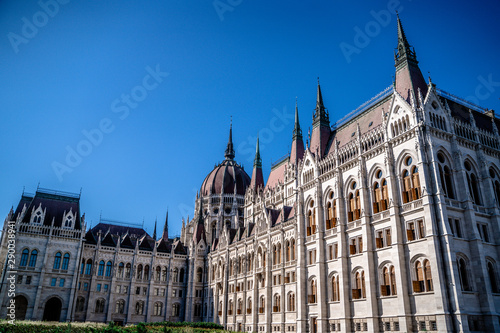 Budapest parliament building. Hungary. Sunny day