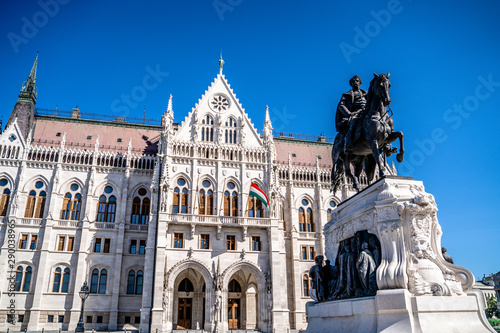Budapest parliament building. Hungary. Sunny day