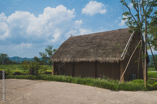 Huts at Archaeological Ruins of Liangzhu City, Hangzhou, China © Mark Zhu