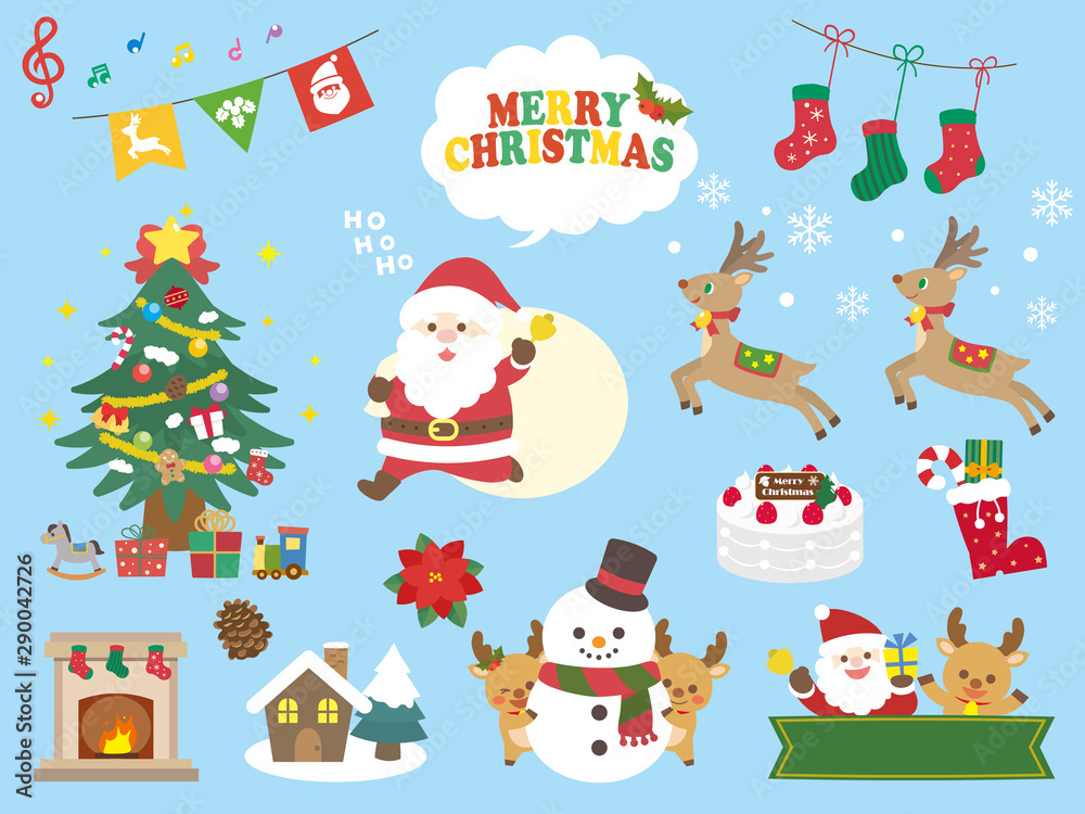 Fototapeta premium クリスマス 素材集2