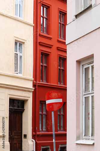 Canvas Print Colorful building