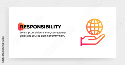 RESPONSIBILITY ICON CONCEPT