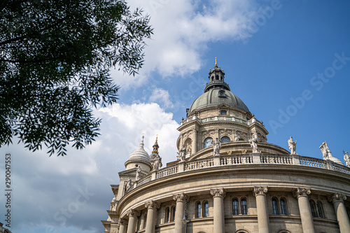 Saint Basilica Stefan in Budapest. Sunny day. Hungary photo