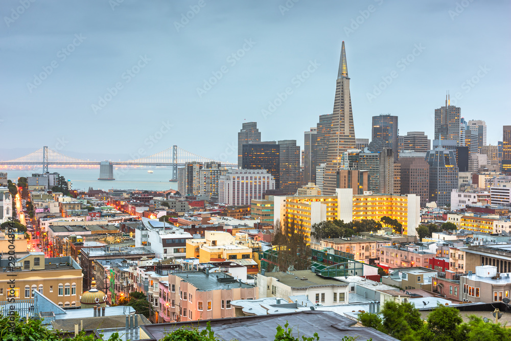 San Francisco, California, USA Skyline