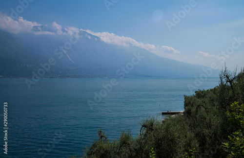 Jezioro Garda Włochy latem