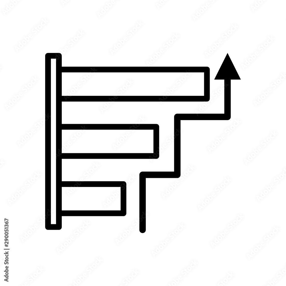 Chart icon vector design template Chart icon vector design template
