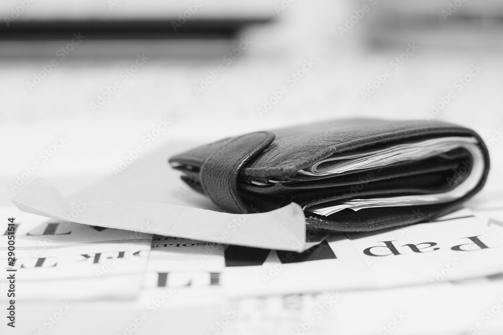 custom made wallpaper toronto digitalNewspapers and Wallet. Paper Pages with Headlines and Articles and Money. Financial and Business News