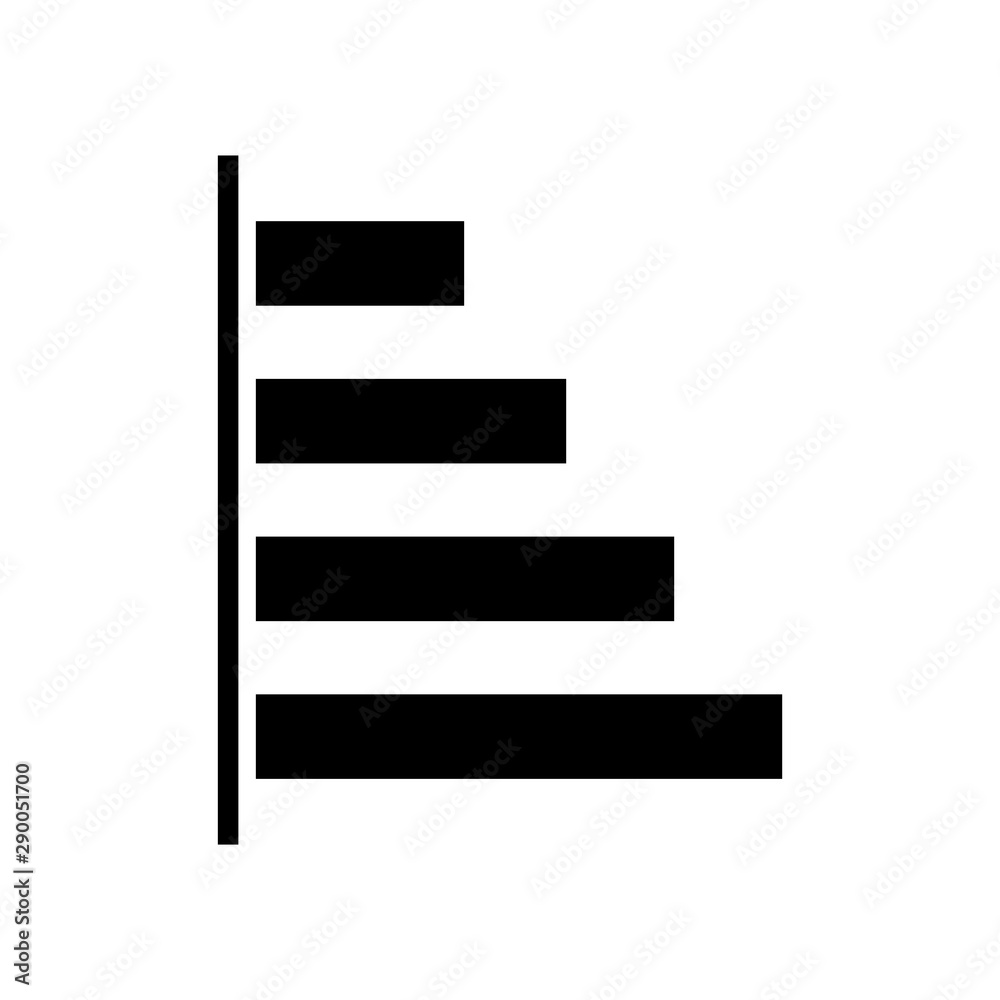 Chart icon vector design template Chart icon vector design template