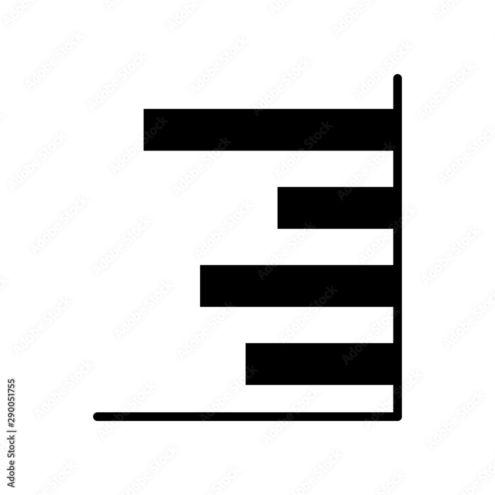 Chart icon vector design template Chart icon vector design template