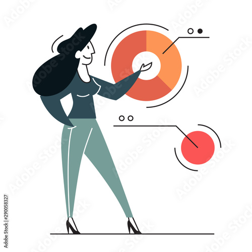 Frontend development web banner concept