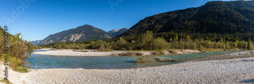 Vorderriß Panorama | Isar | Lenggries | Bayern | Bad Tölz photo