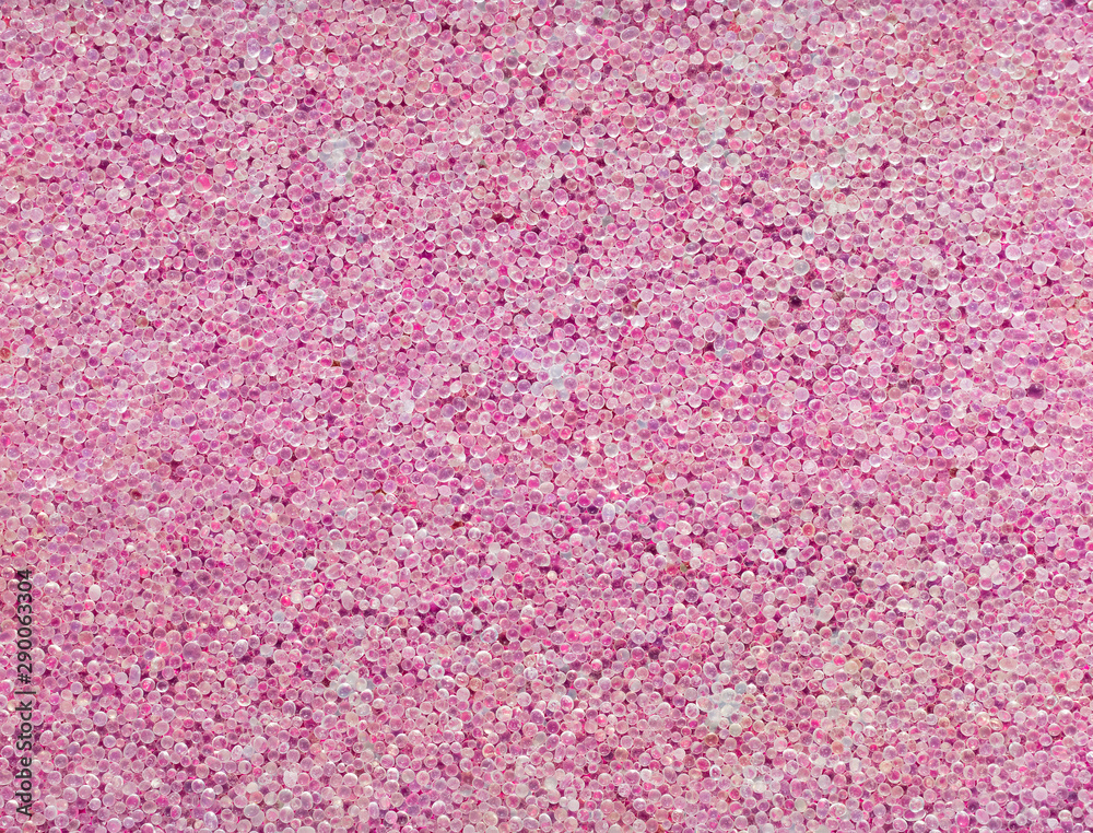Background of pink beads or small balls