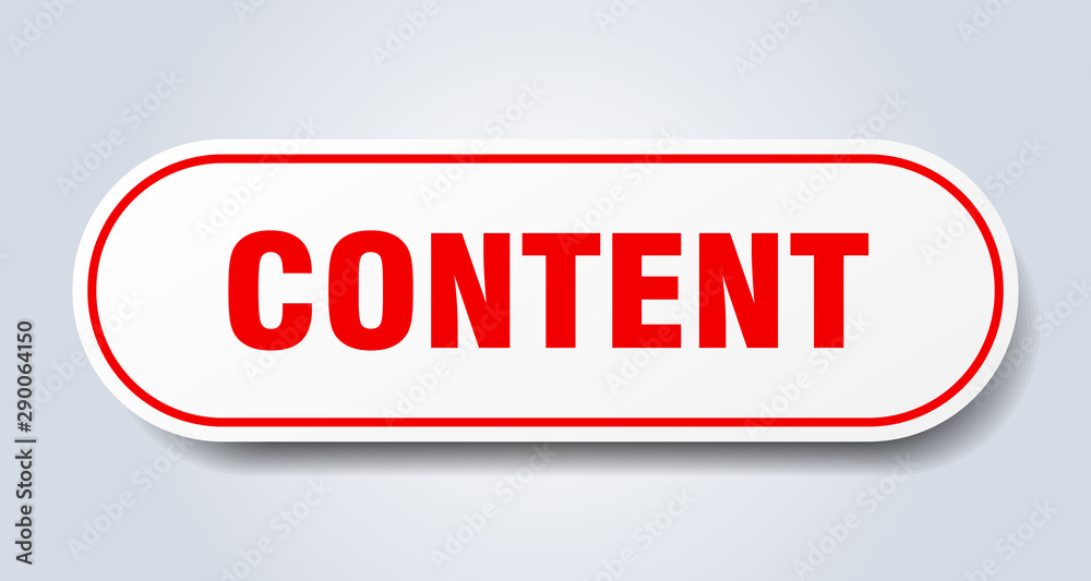 content sign. content rounded red sticker. content content sign. content rounded red sticker. content
