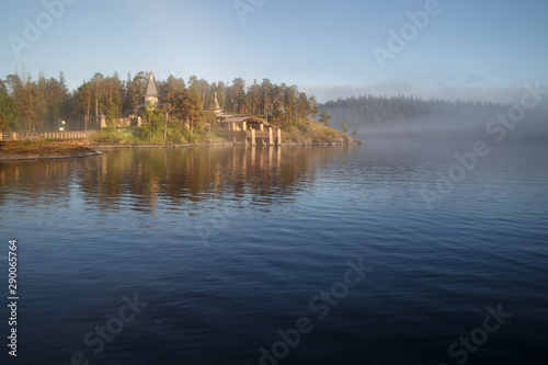 Church on the lake, Valaam, Karelia, Russia. © ksi