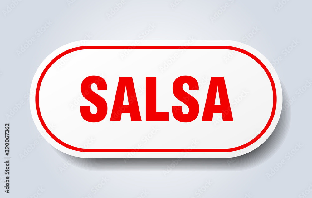 salsa sign. salsa rounded red sticker. salsa salsa sign. salsa rounded red sticker. salsa