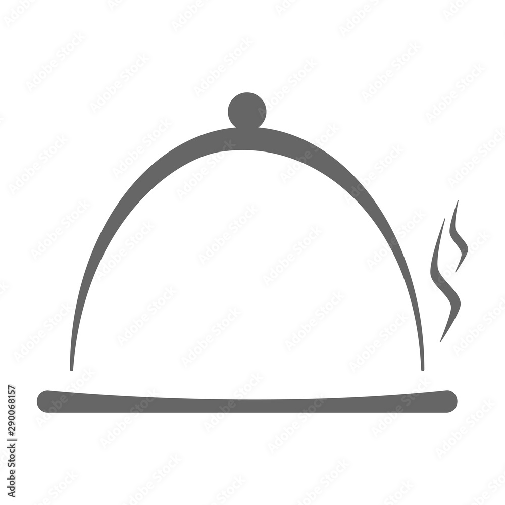 vector icon cloche on white background vector icon cloche on white background