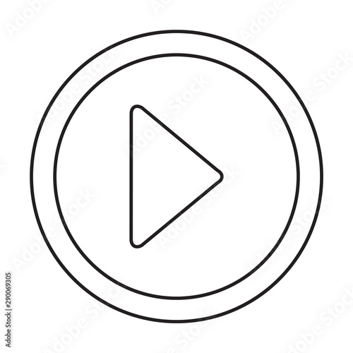 Play Video line Button