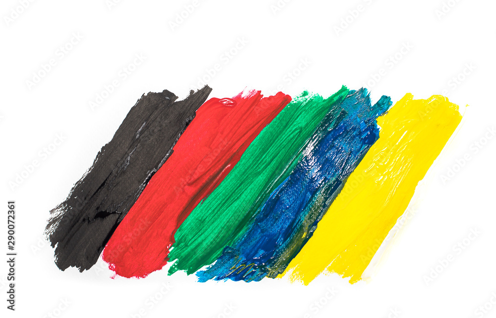 Fototapeta premium brush isolated on white background