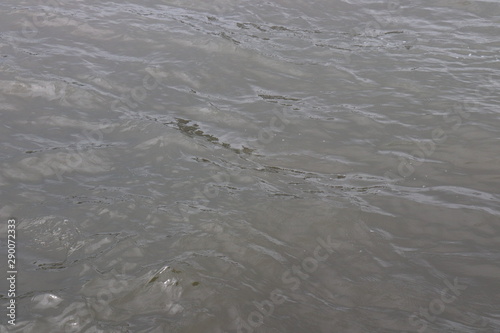 water on beach