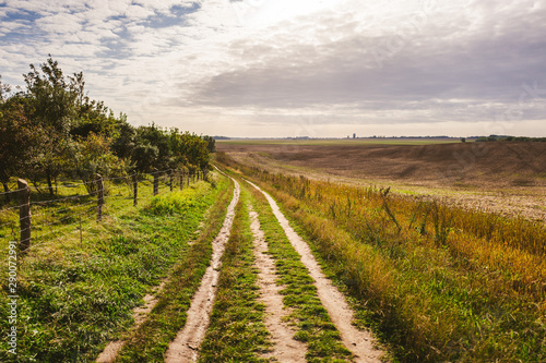 Feldweg  Wanderweg  Insel R  gen  Kap Arkona