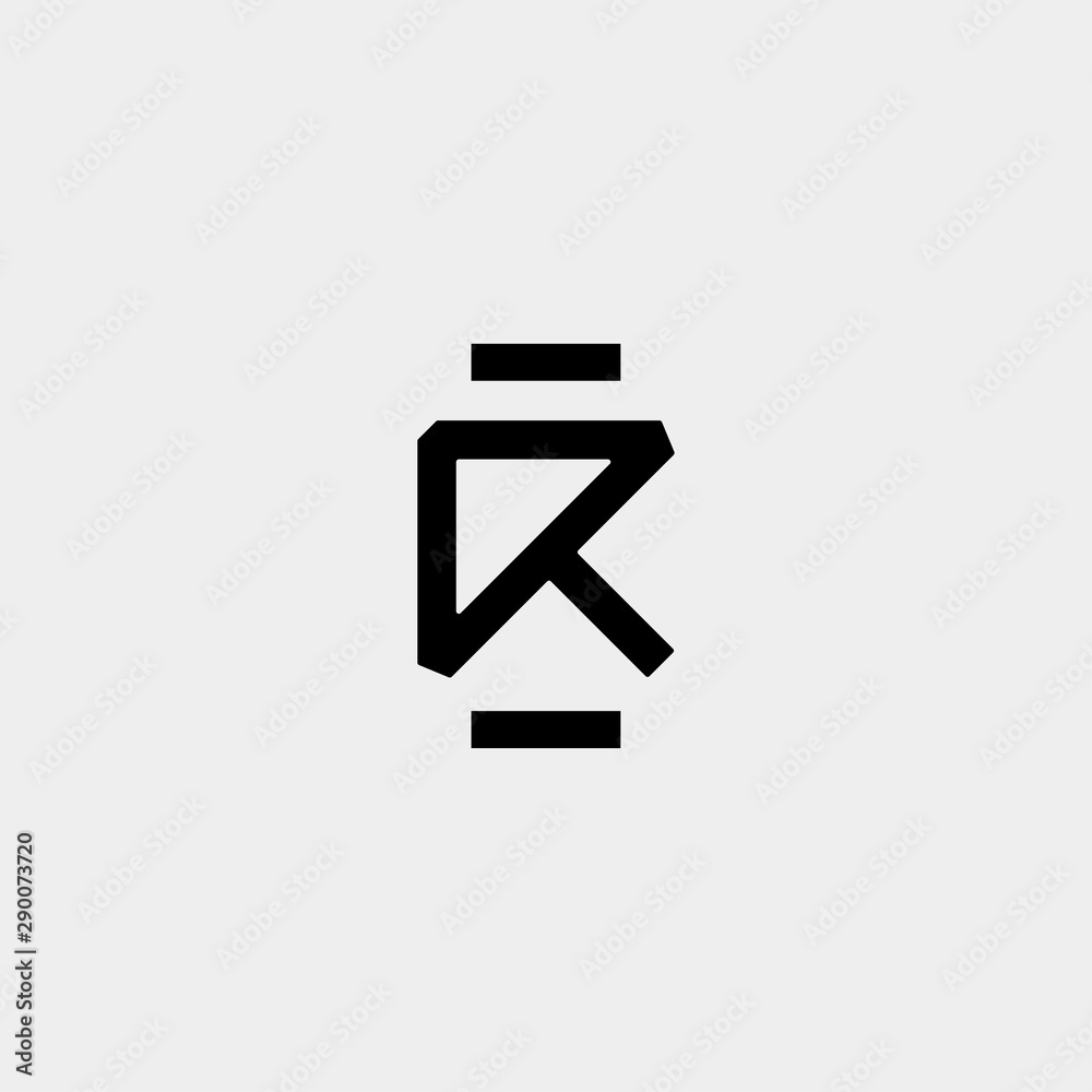 Letter R AR AP Monogram Logo Design Minimal Icon