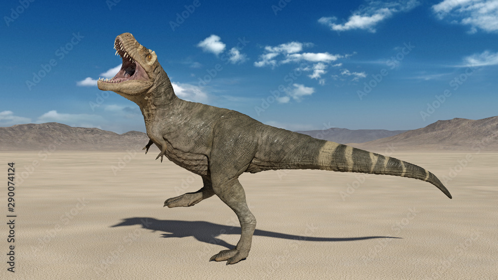 Menacing Tyrannosaurus Rex dinosaur Stock Photo - Alamy
