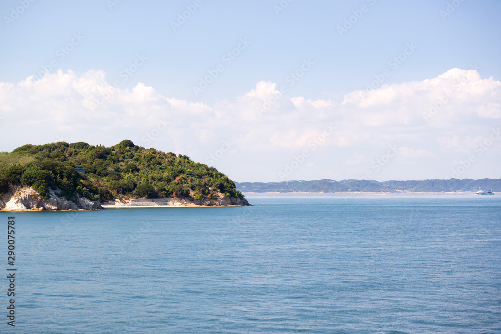 The viewing of Seto inland sea / 瀬戸内海の風景 The viewing of Seto inland sea / 瀬戸内海の風景