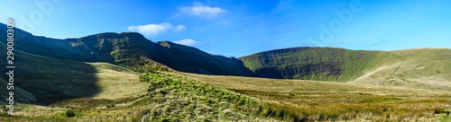 Paranorma Shot Of Llyn y Fan Fach Brecon Beacons National Park  Wales  UK