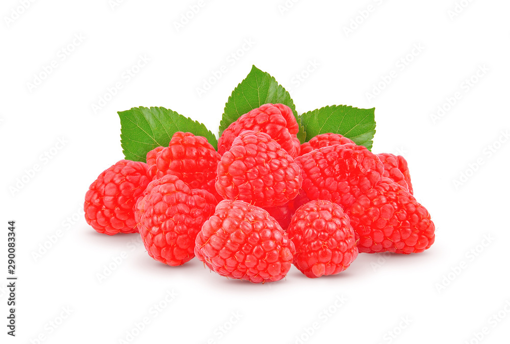 Fresh raspberry on white background Fresh raspberry on white background