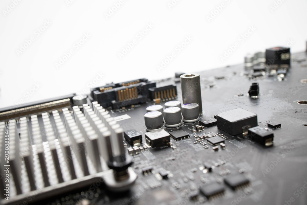 Electronic components and computer print circuit board Electronic components and computer print circuit board