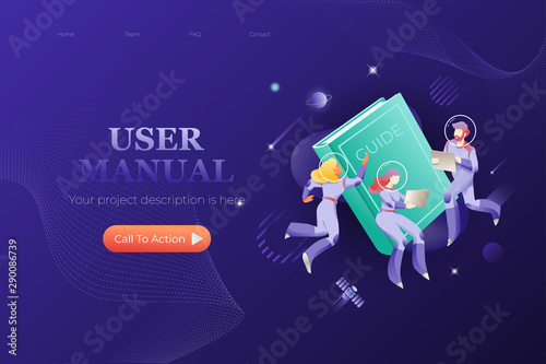 User Manual Web Page Template