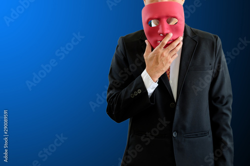 Man wearing mask.