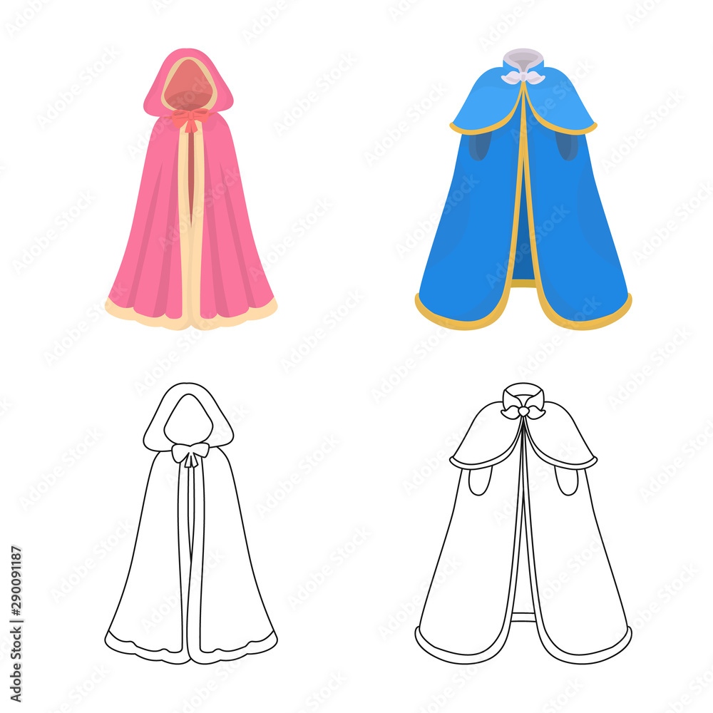 Vector design of material and clothing symbol. Set of material and garment vector icon for stock. Vector design of material and clothing symbol. Set of material and garment vector icon for stock.