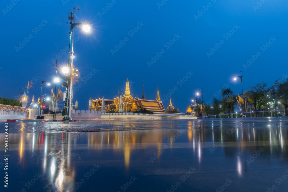 Wat Phra Kaew - The Temple of Emerald Buddha in Bangkok, Thailand