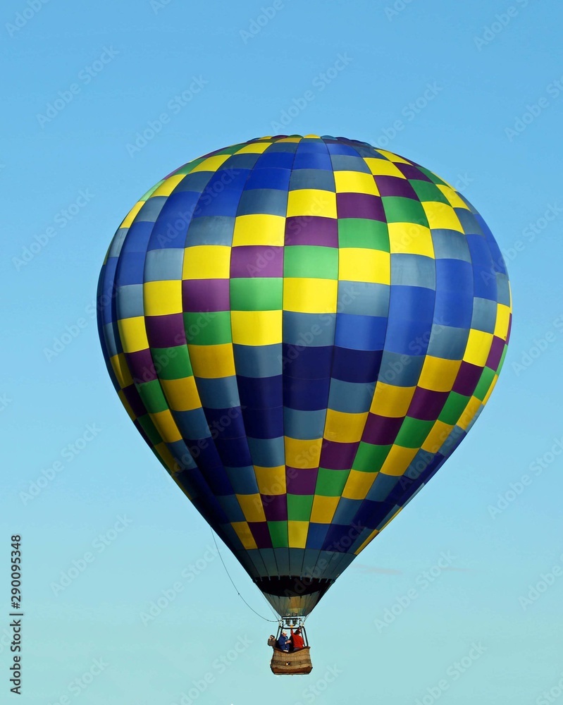 Fototapeta premium Blue yellow ballon