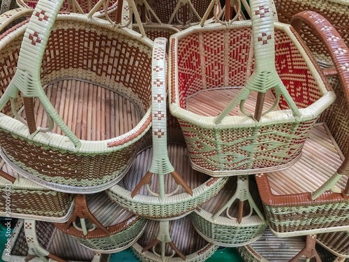 tradition basket in the market