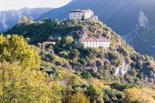 Forte Rivoli o Forte Wohlgemuth Rivoli Veronese nella stretta del fiume Adige, su di un'altura del monte Castello photo
