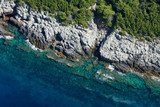 aerial view of Mljet Island, Croatia